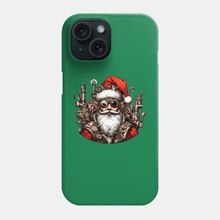 Santa's Steampunk Elf - Ready for Action Phone Case