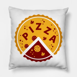 Pizza Slices Logo Pillow