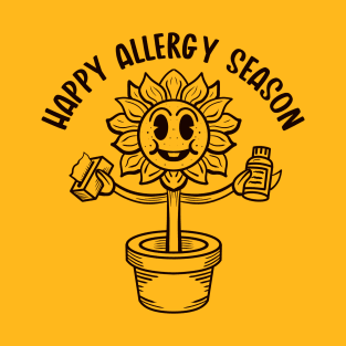 Happy Allergy Season (Lineal) T-Shirt