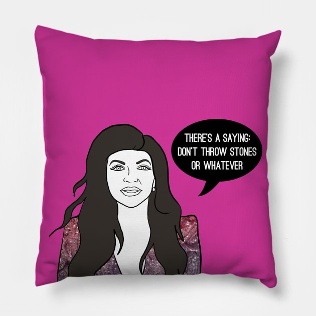 There's a Saying Pillow by Katsillustration