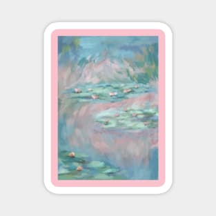 Monet pond Magnet