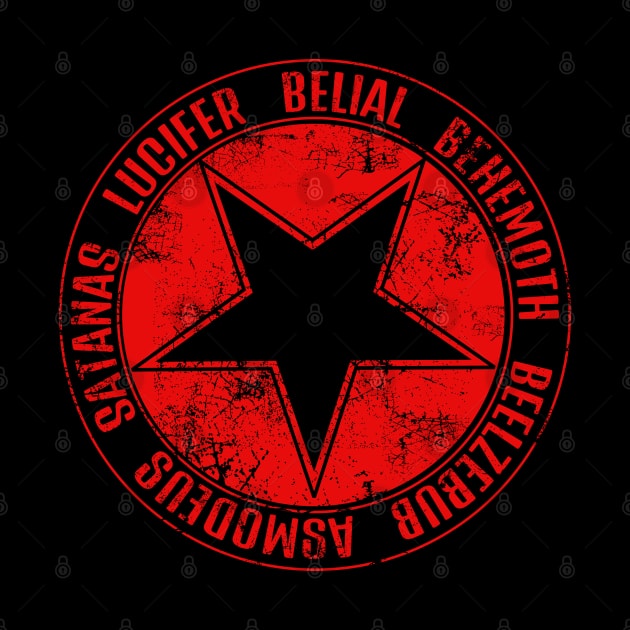 Satanist Distressed Design by stuff101