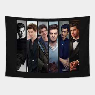 Andrew Garfield Vertical Collage Tapestry