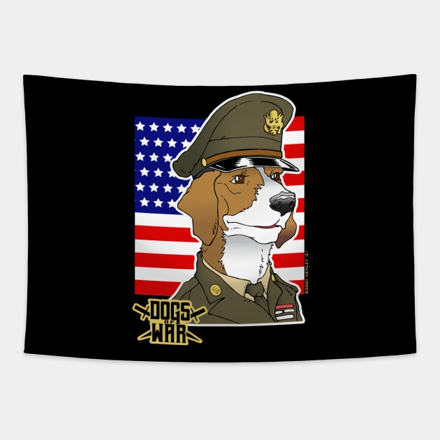 Dogs of War  - US Army Tapestry by Illustratorator