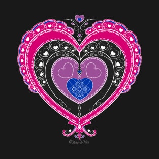 Pride Heart Bisexual T-Shirt