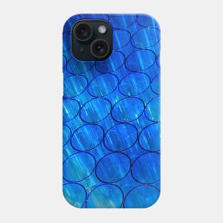 Blue glass lighting Phone Case