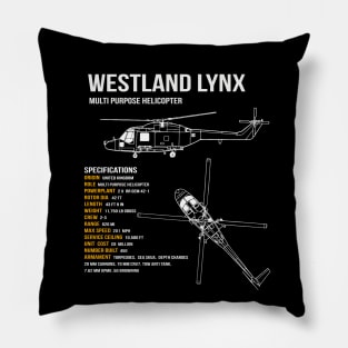 British Army Lynx Helicopter Pillow