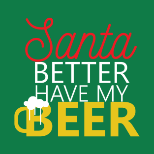 Santa bring beer T-Shirt
