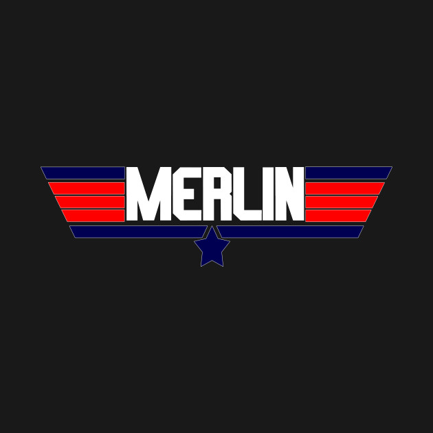 Discover "Merlin" fighter pilot action movie design - Merlin - T-Shirt