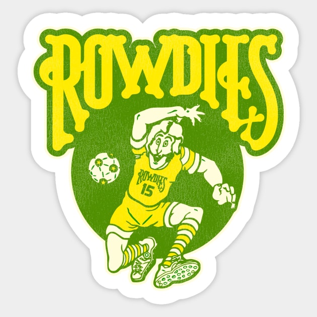 Defunct Tampa Bay Rowdies Soccer Team - Soccer - Sticker