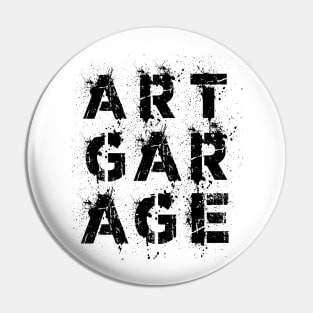 Street Art Garage Splash Graffiti Pin