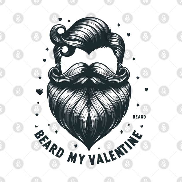 Heartfelt Whiskers: Love Entwined in Beard Strands by WEARWORLD