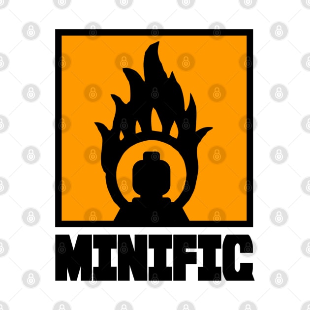 MINIFIG IN FLAME LOGO by ChilleeW