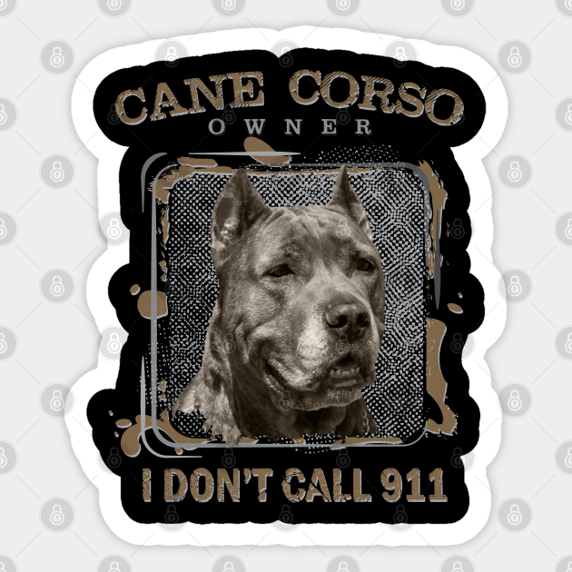 Cane Corso Italian Mastiff Cane Corso Sticker Teepublic