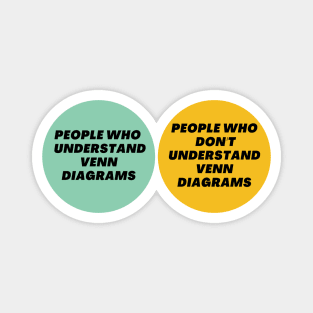 Venn Diagram: People who understand Venn Diagrams vs. People who don’t understand Venn Diagrams Magnet