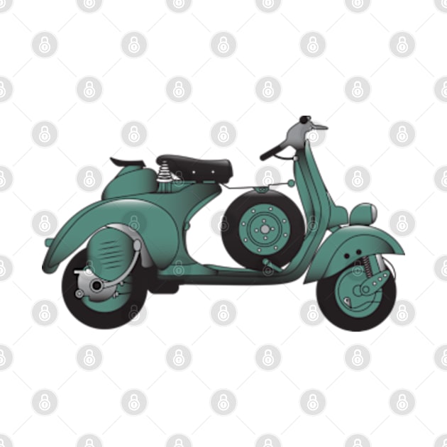 Vespa 125 "Six Days" by kindacoolbutnotreally