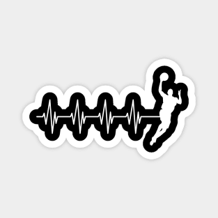 Basketball Heartbeat Magnet