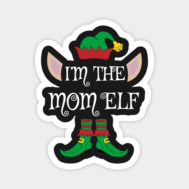 I'm The Mom Christmas Elf Magnet by Meteor77