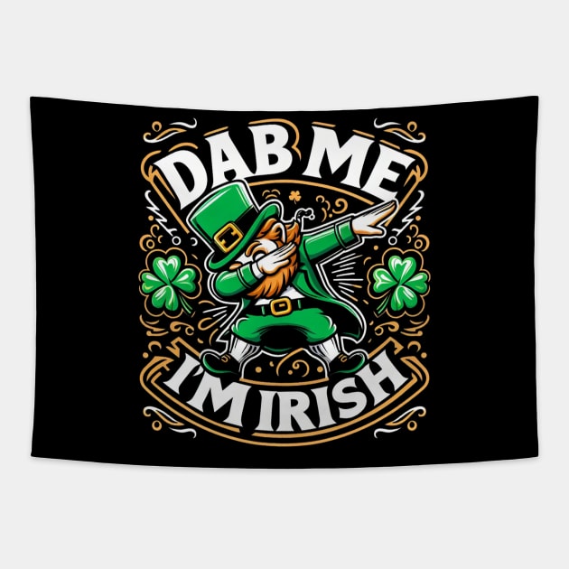 Dabbing Leprechaun Special Sabbing St Patrick’s Day Tapestry by FreshIdea8