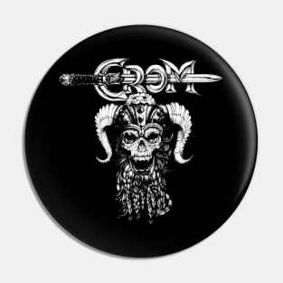 Crom (Black Print) Pin