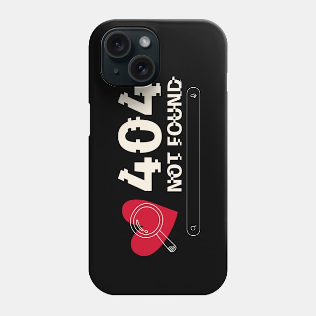 404, Heart Not Found Phone Case by Heartfeltarts