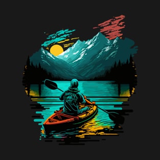 Kayaking - Kayaker Colorful T-Shirt