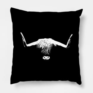 Head of highland cattle Pillow