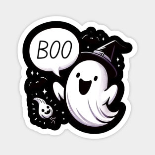 Ghost of surprise boo For Halloween Magnet