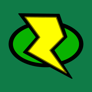 Lightning Bolt Logo - Green T-Shirt