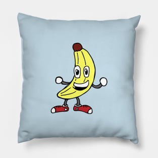 Happy Banana Dude Pillow