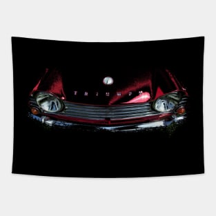 Triumph TR4A 1960s classic car photo red Tapestry