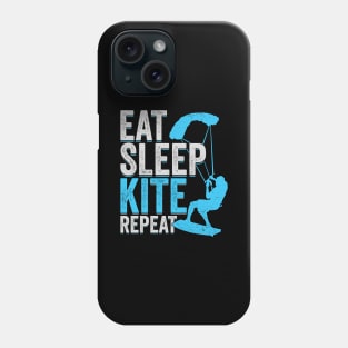 Eat Sleep Kite Repeat Kitesurfing Kitesurfer Gift Phone Case