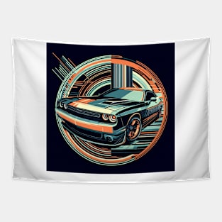 Car Dodge Challenger New Tapestry