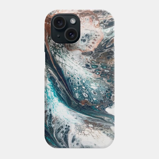 Fluid painting Phone Case by baksuart