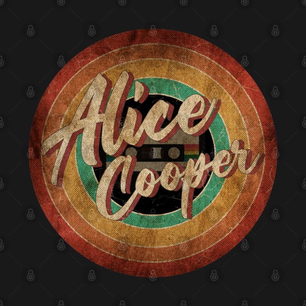 Alice Cooper Vintage Circle Art by antongg