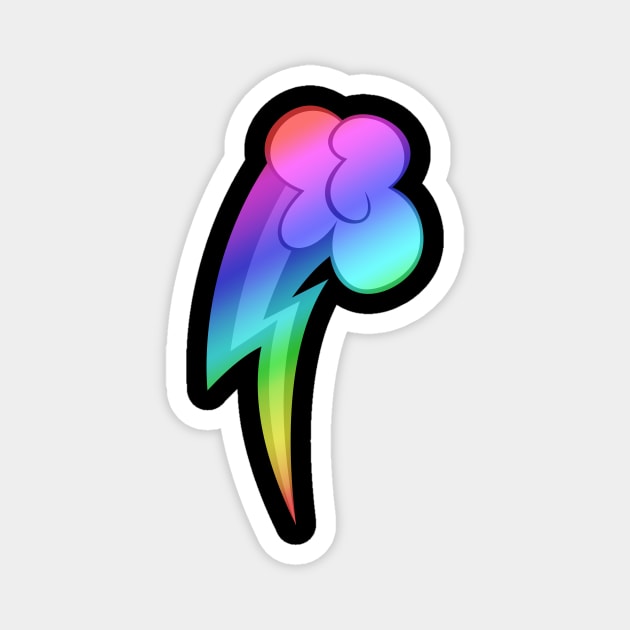 MLP - Cutie Mark Rainbow Special - Rainbow Dash Magnet by ariados4711