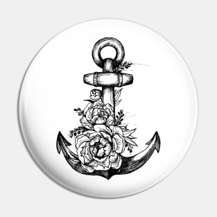 Floral Anchor Pin