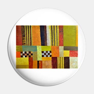 Color and Pattern Abstract Pin