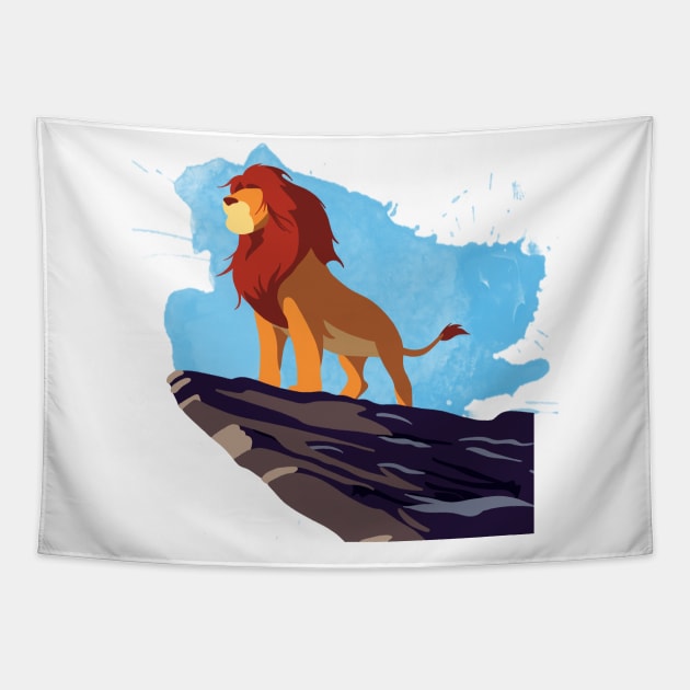 The Lion King Minimalist Tapestry by DanMcG2018