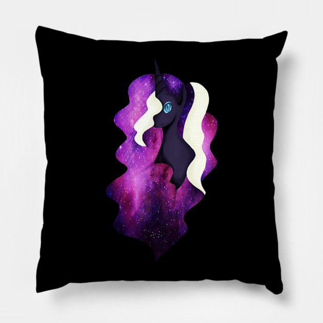 Nightmare Ponies Mane 6 - Rarity Pillow by ASinglePetal