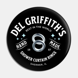 Del Griffith's Shower Curtain Rings - Shermer, IL Pin