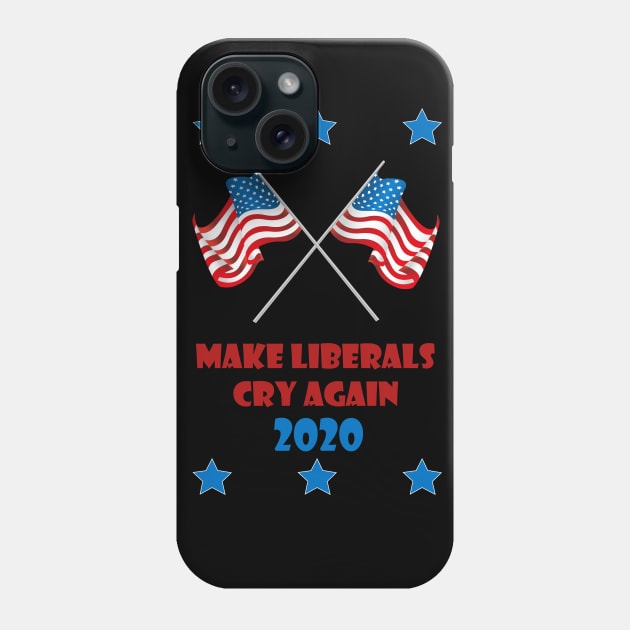 american flag 2020 Phone Case by Theblackberry