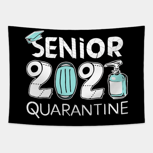 senior 2021 quarantine Tapestry by BishBowler