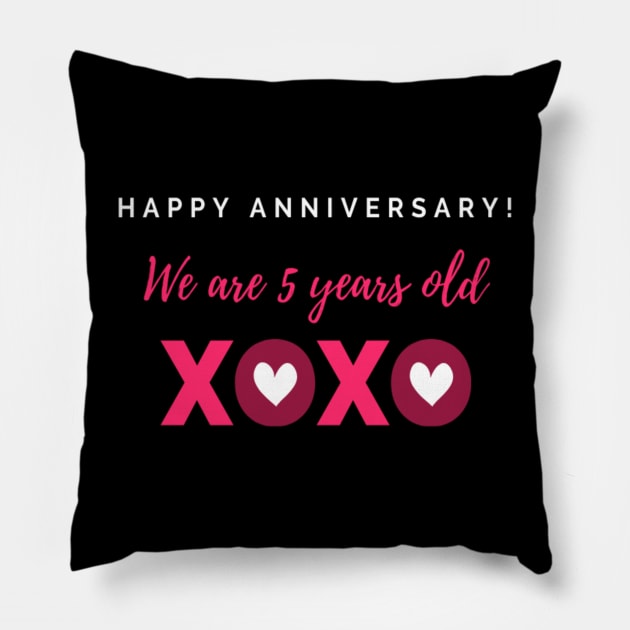 5th Anniversary Pillow by Sayyla Deer