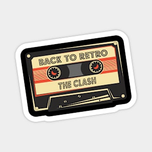 Cassette Back To Retro - The Clash Magnet