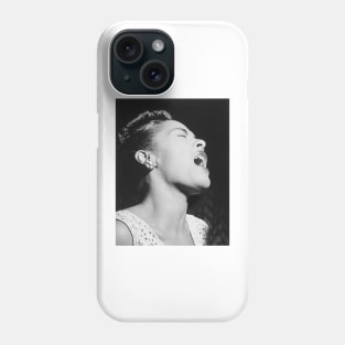 Billie Holiday singing Phone Case