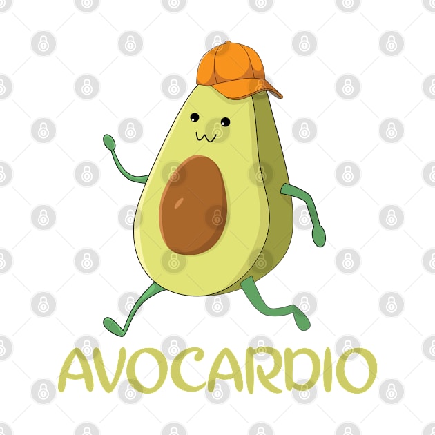 avocardio cute design by sj_arts