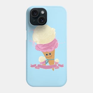 Happy Ice Cream Cone Phone Case