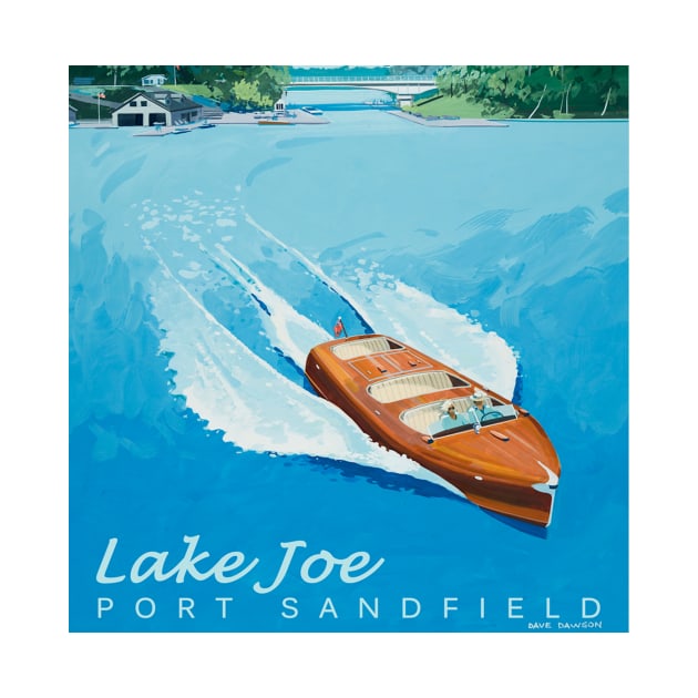 Port Sandfield Lake Joe Muskoka Canada by David Dawson Studio