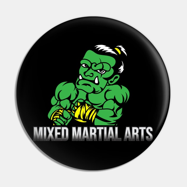 MMA Fighter ORC Pin by Excela Studio